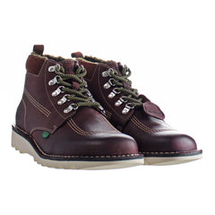 Kickers Kick Hi Winterised Mens Dark Red Boots