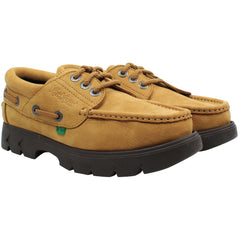 Kickers Lennon Boat Brown Mens Shoes