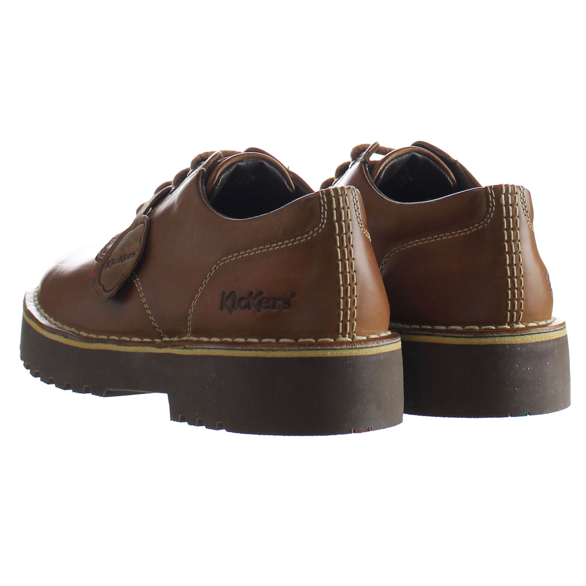 Kickers Daltrey Derby Mens Brown Shoes