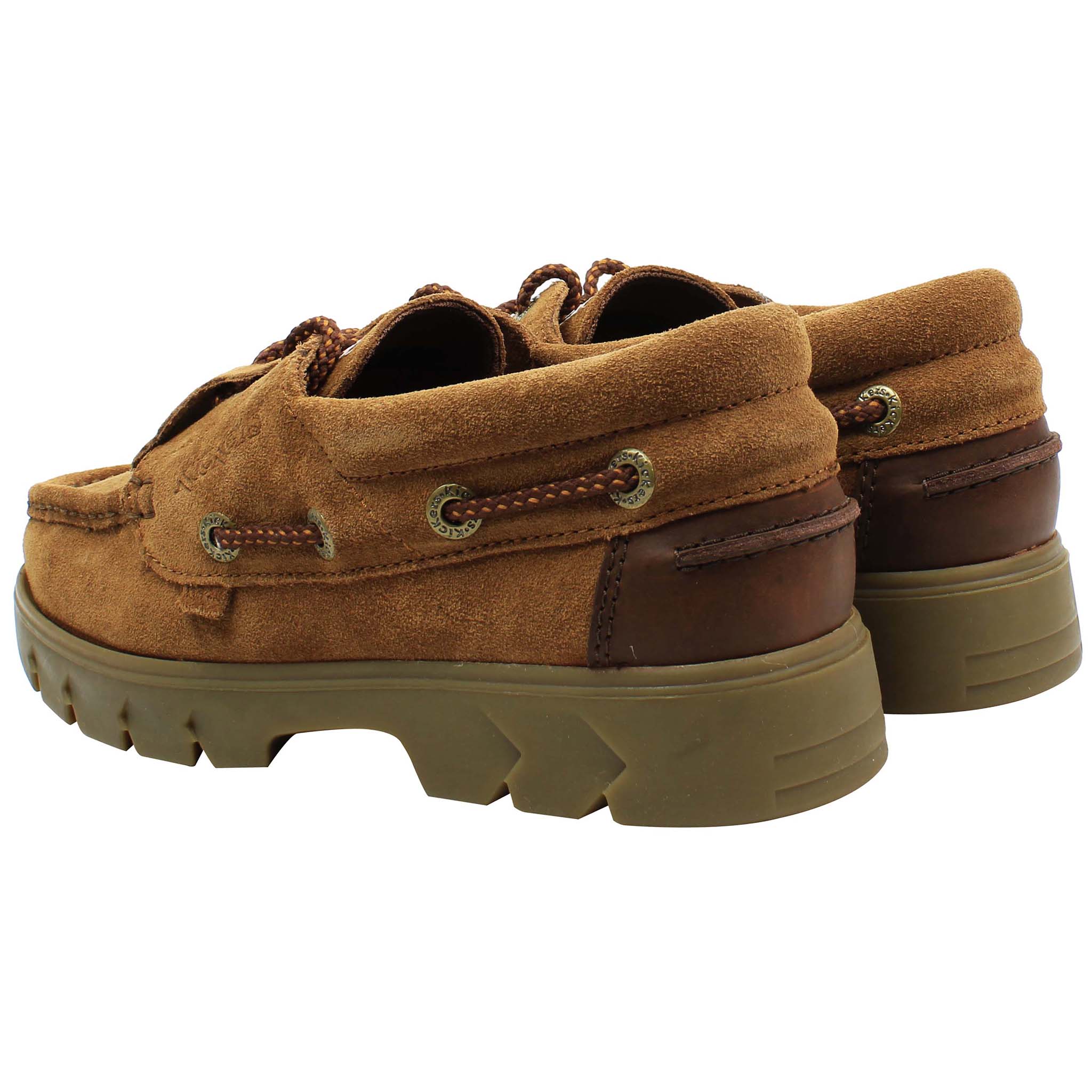 Kickers Lennon Mens Brown Boat Shoes