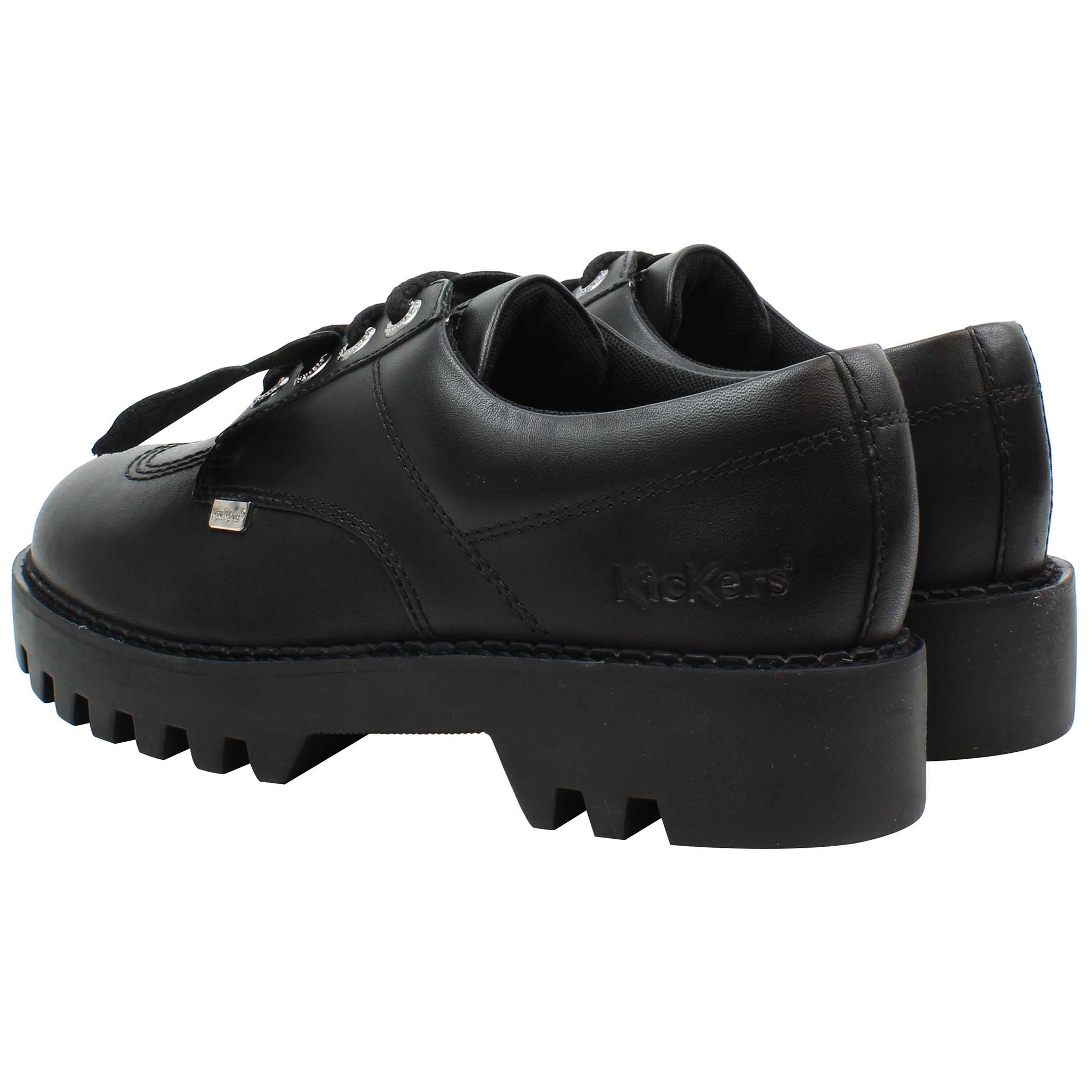 Kickers Kizziie Derby Mens Black Shoes