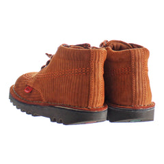 Kickers Kick Hi Cord Kids Brown Boots