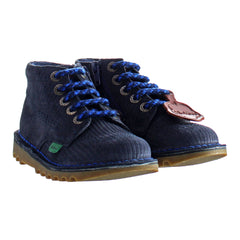 Kickers Kick Hi Kids Navy Boots