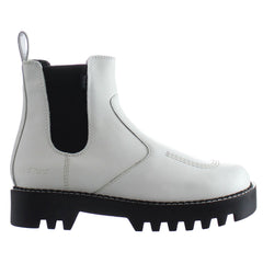 Kickers Kizziie Chelz Womens White Boots