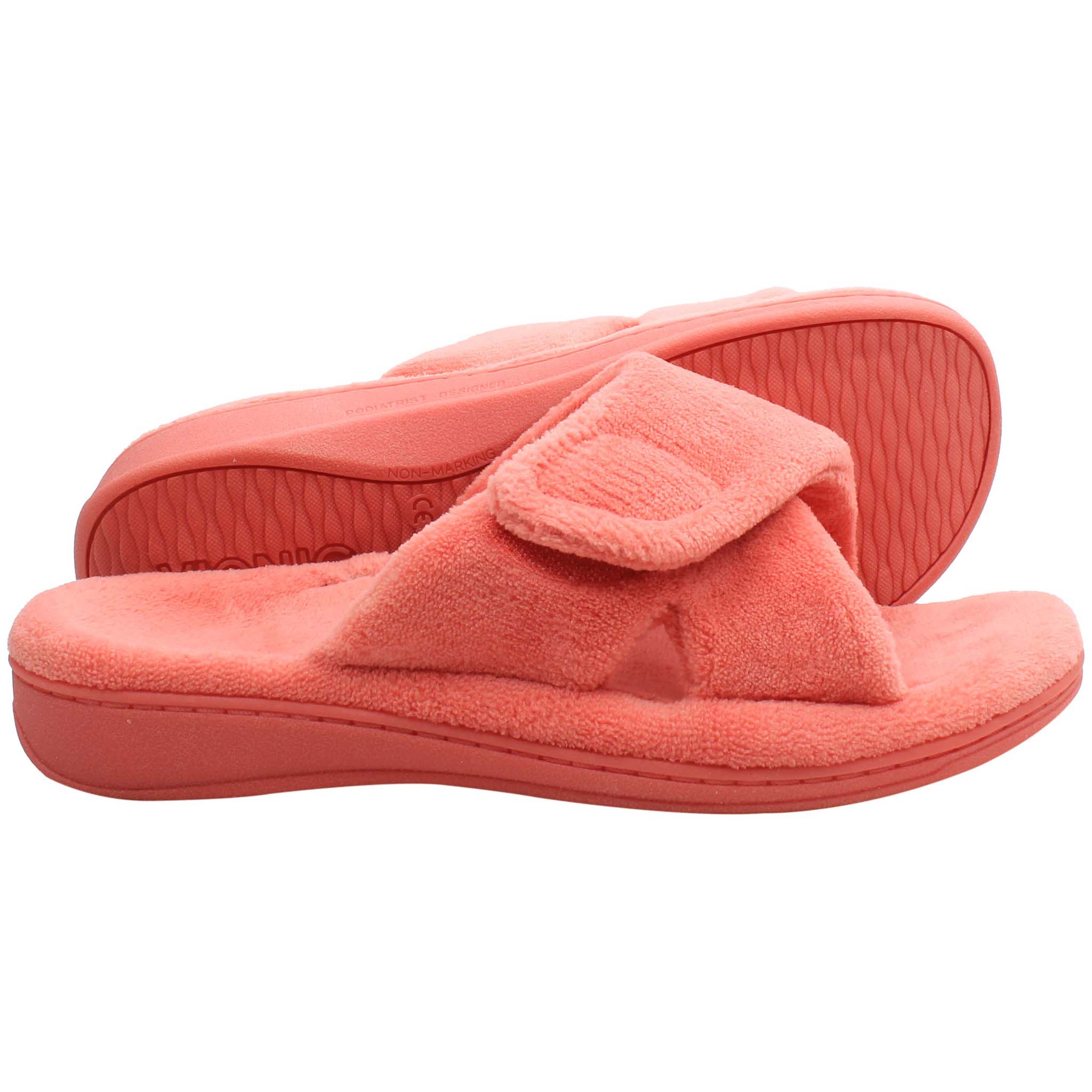 Vionic Relax Terry Womens Pink Slippers