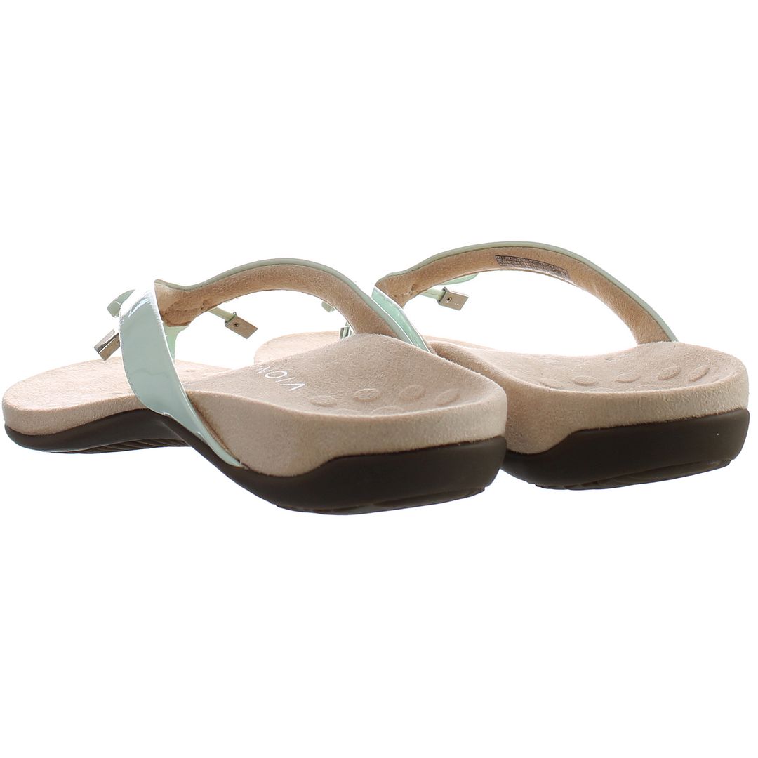 Vionic Bella Green Womens Flip-Flops