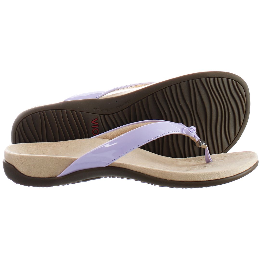 Vionic Bellaii Purple Womens Flip-Flops