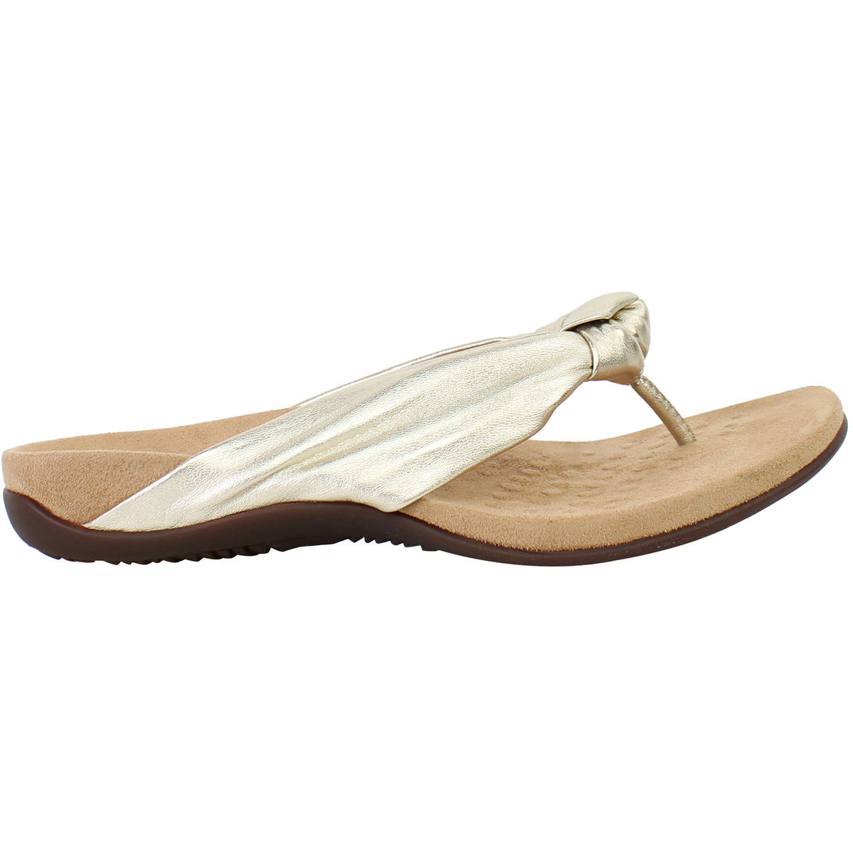 Vionic Rest Pippa Womens Gold Flip-Flops