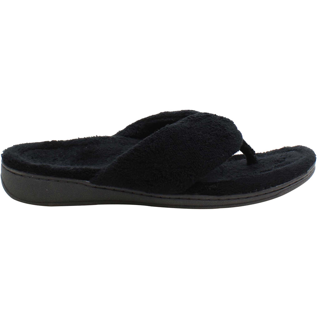 Vionic Gracie Terry Womens Black Flip-Flops