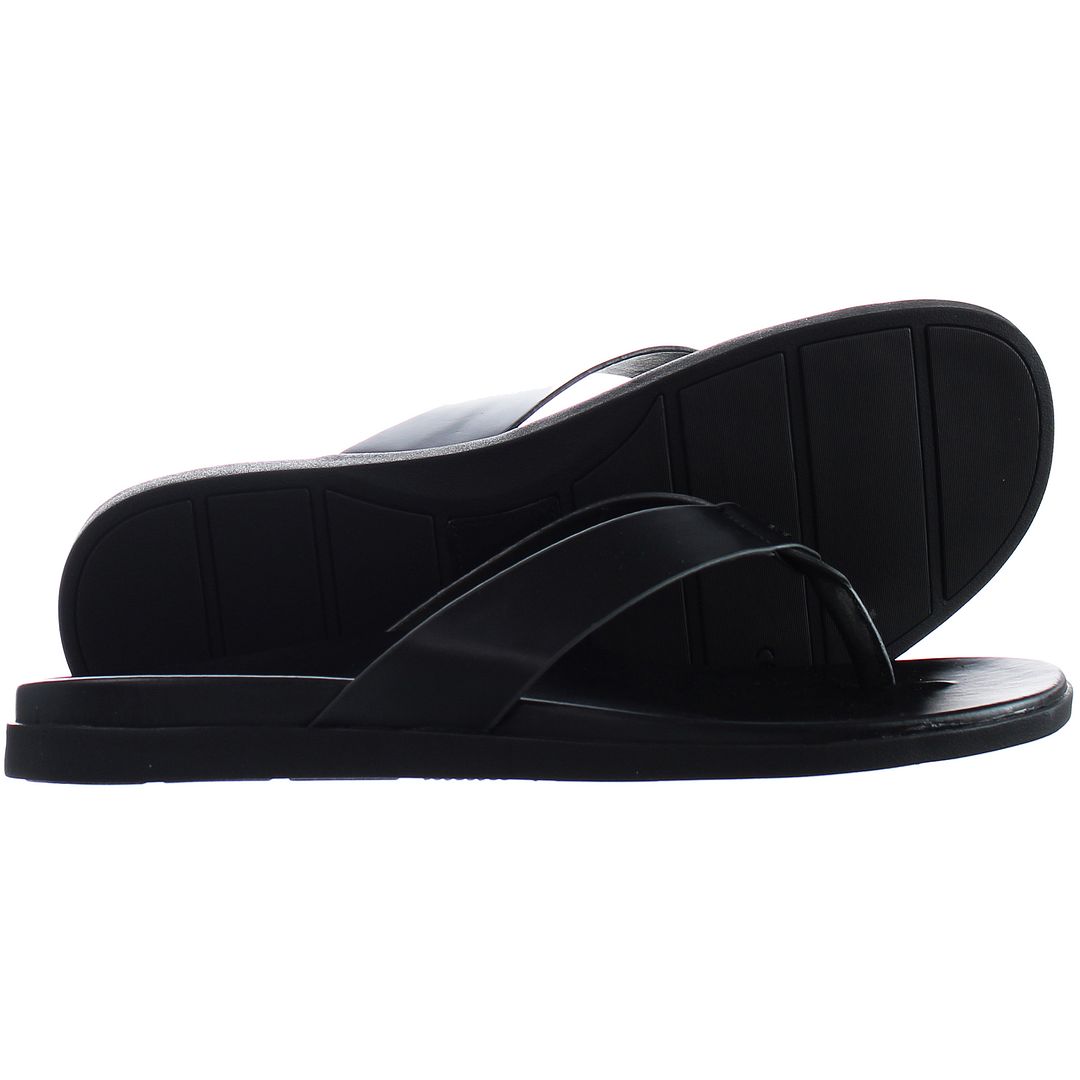 Vionic Elijah Black Mens Flip-Flops