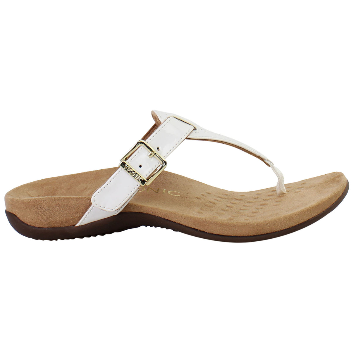 Vionic Tropez Womens White Flip-Flops