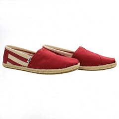 Toms University Classic Alpargata Red Womens Shoes NO BOX