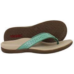 Vionic Tideperf Womens Mint Flip-Flops