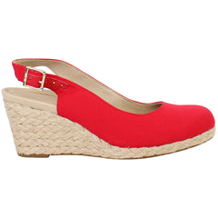 Vionic Coralina Womens Red Wedges