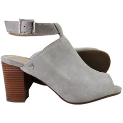 Vionic Kaia Womens Grey Heeled Sandals