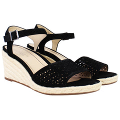 Vionic Ariel Womens Black Wedges