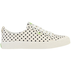 Cariuma OCA Polka Dots Unisex White Plimsolls