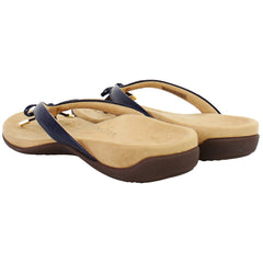 Vionic Rest Bellaii Lizard Womens Navy Flip-Flops
