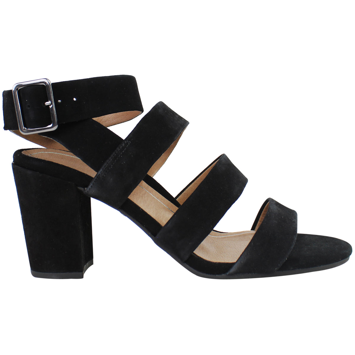 Vionic Perk Blaire Womens Black Heeled Sandals