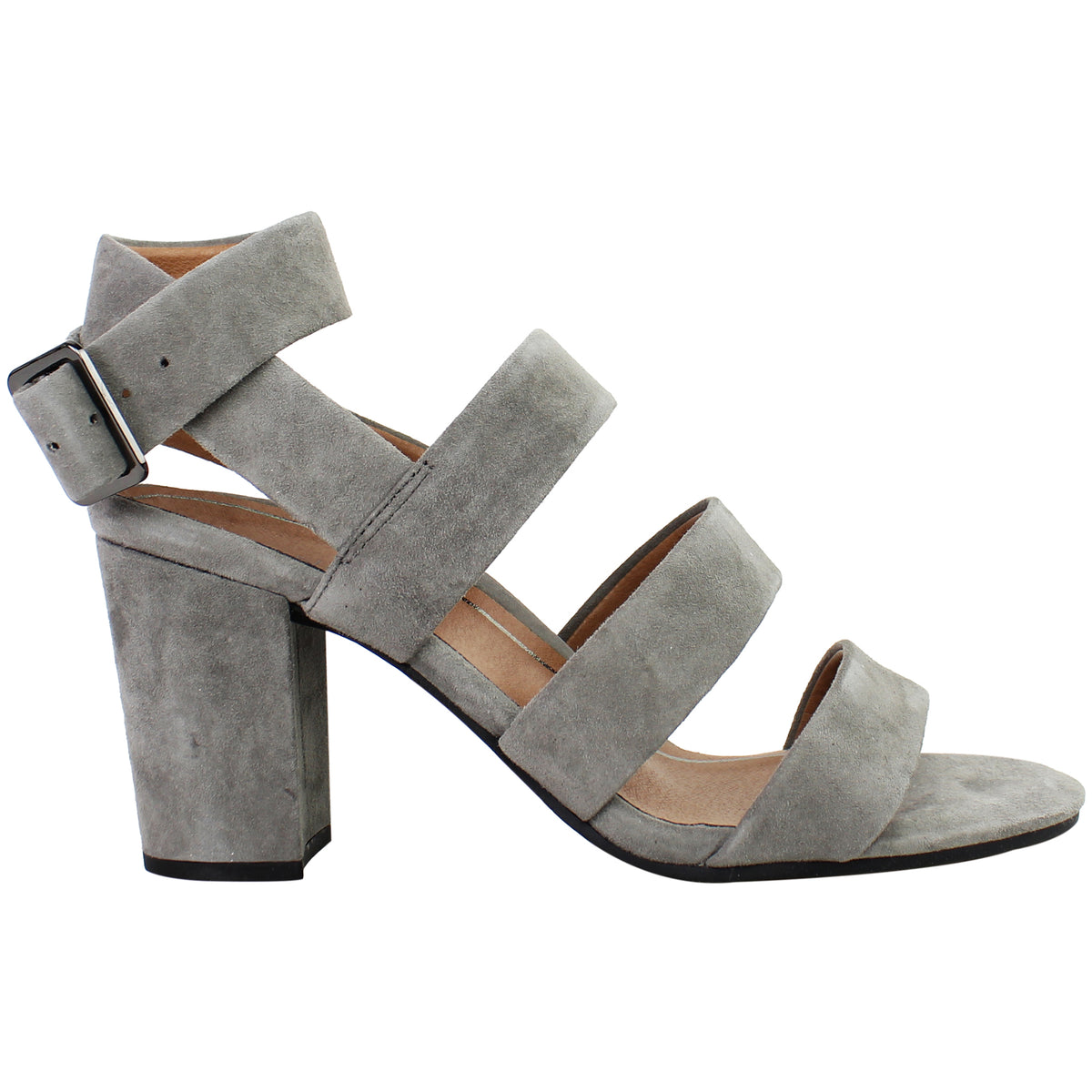 Vionic Perk Blaire Womens Grey Heeled Sandals