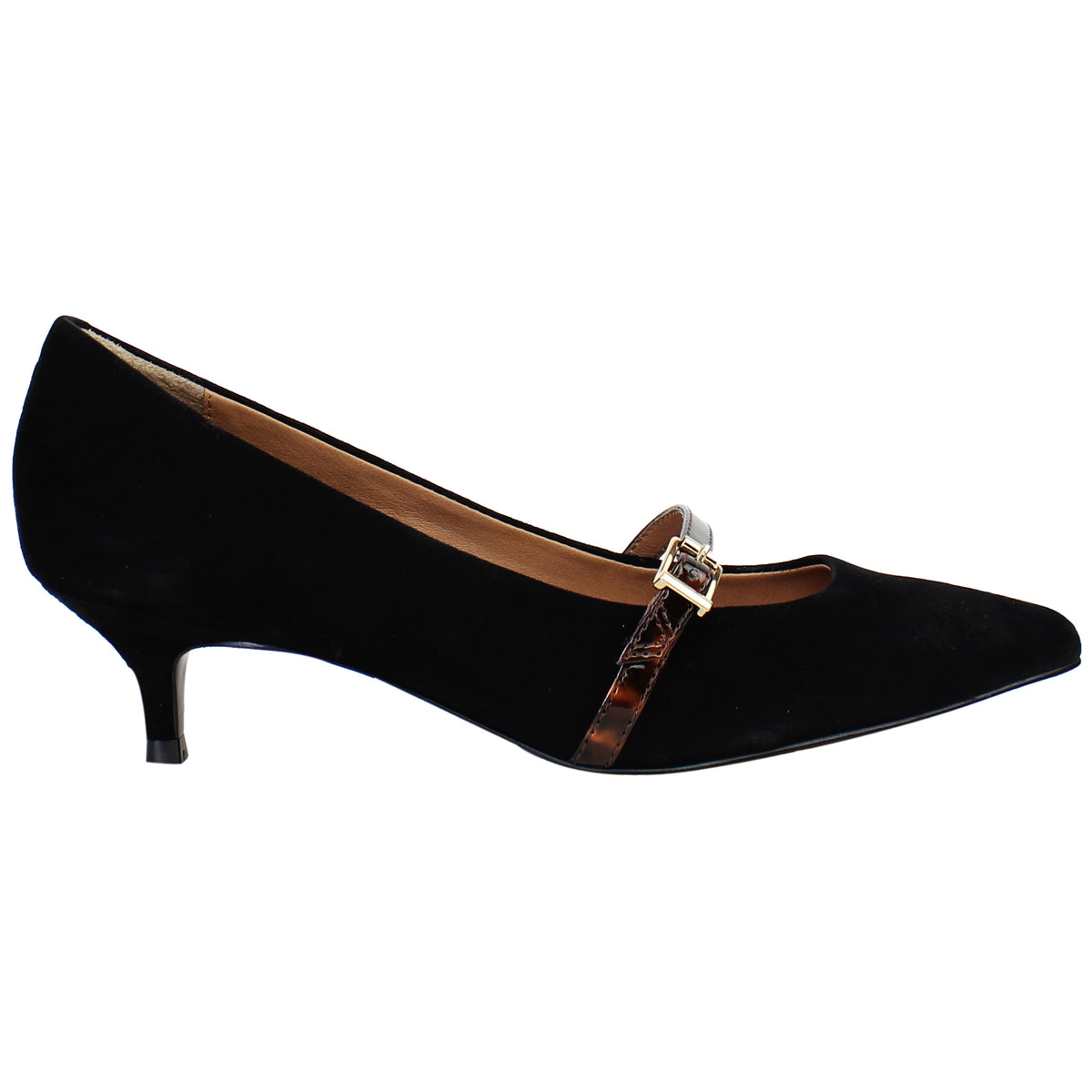 Vionic Kit Minnie Womens Black Pointed Heels
