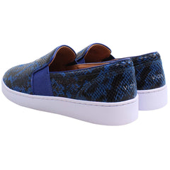 Vionic Demetra Snake Womens Blue Shoes