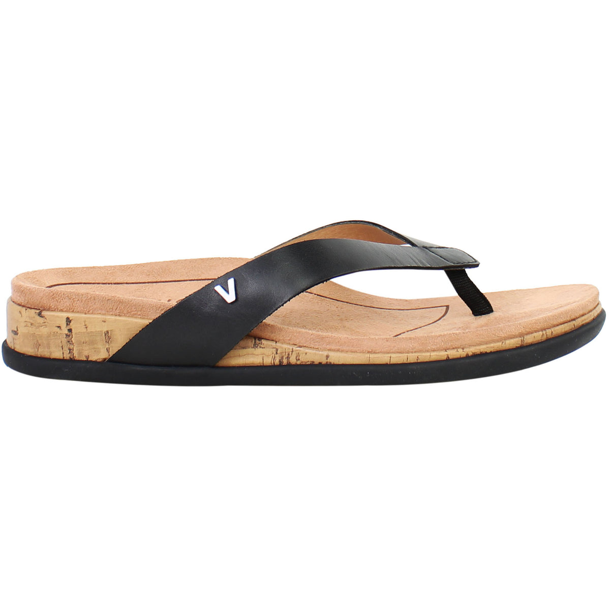 Vionic Daniela Womens Black Flip-Flops