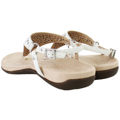 Vionic Rest Kirra Perf Womens White Sandals