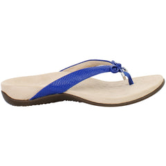 Vionic Bella II Woven Womens Blue Flip-Flops