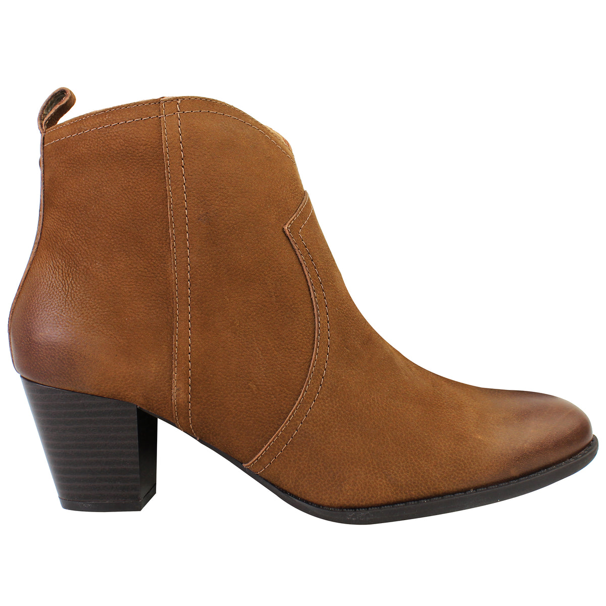 Vionic Upright Raina Womens Brown Heeled Boots