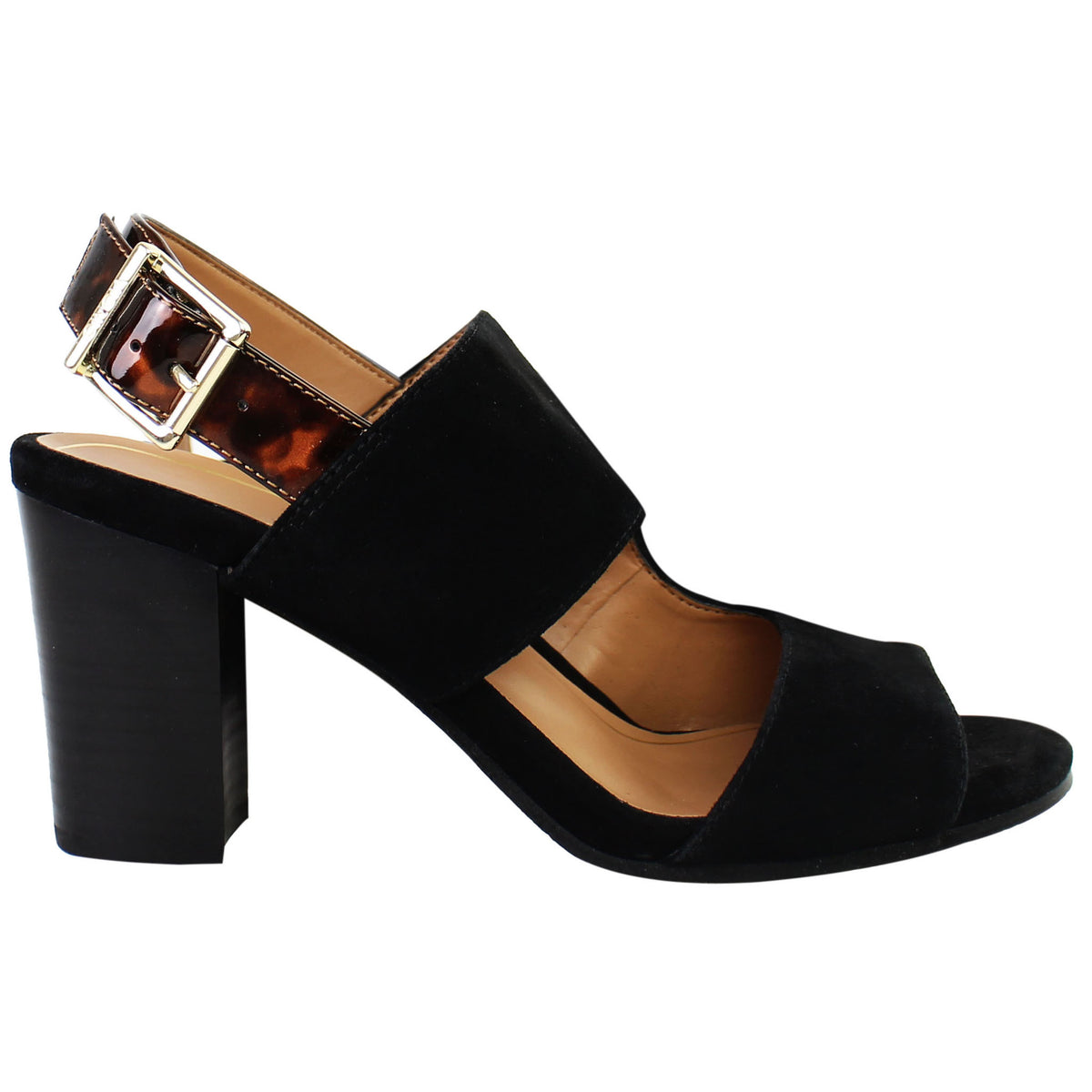 Vionic Bianca Sde Tort Womens Black Sandals