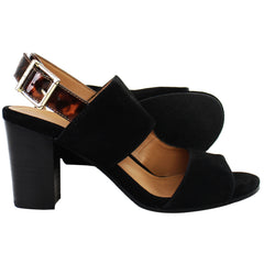 Vionic Bianca Sde Tort Womens Black Sandals
