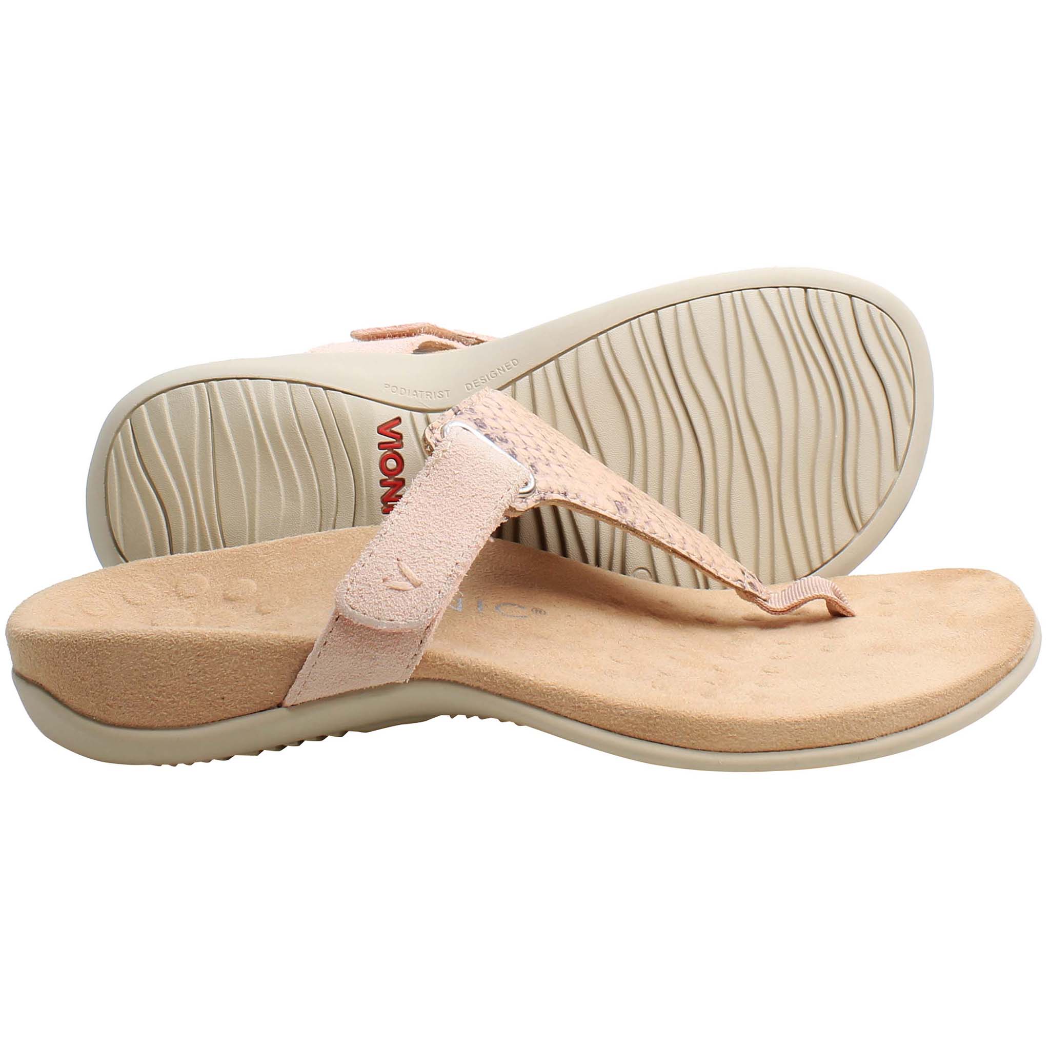 Vionic Rest Wanda Womens Pink Flip-Flops