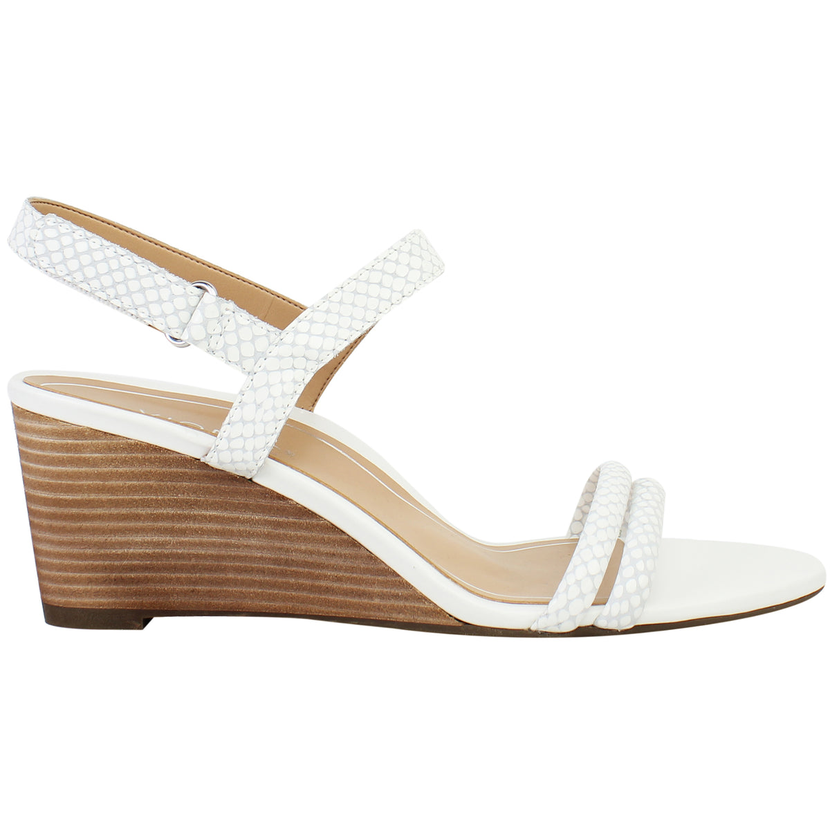Vionic Emmy Womens White Wedges