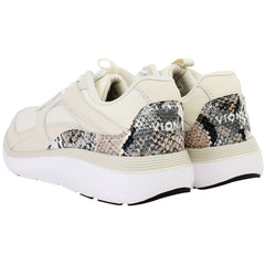 Vionic Delmar Adela Boa Met Womens Beige Trainers