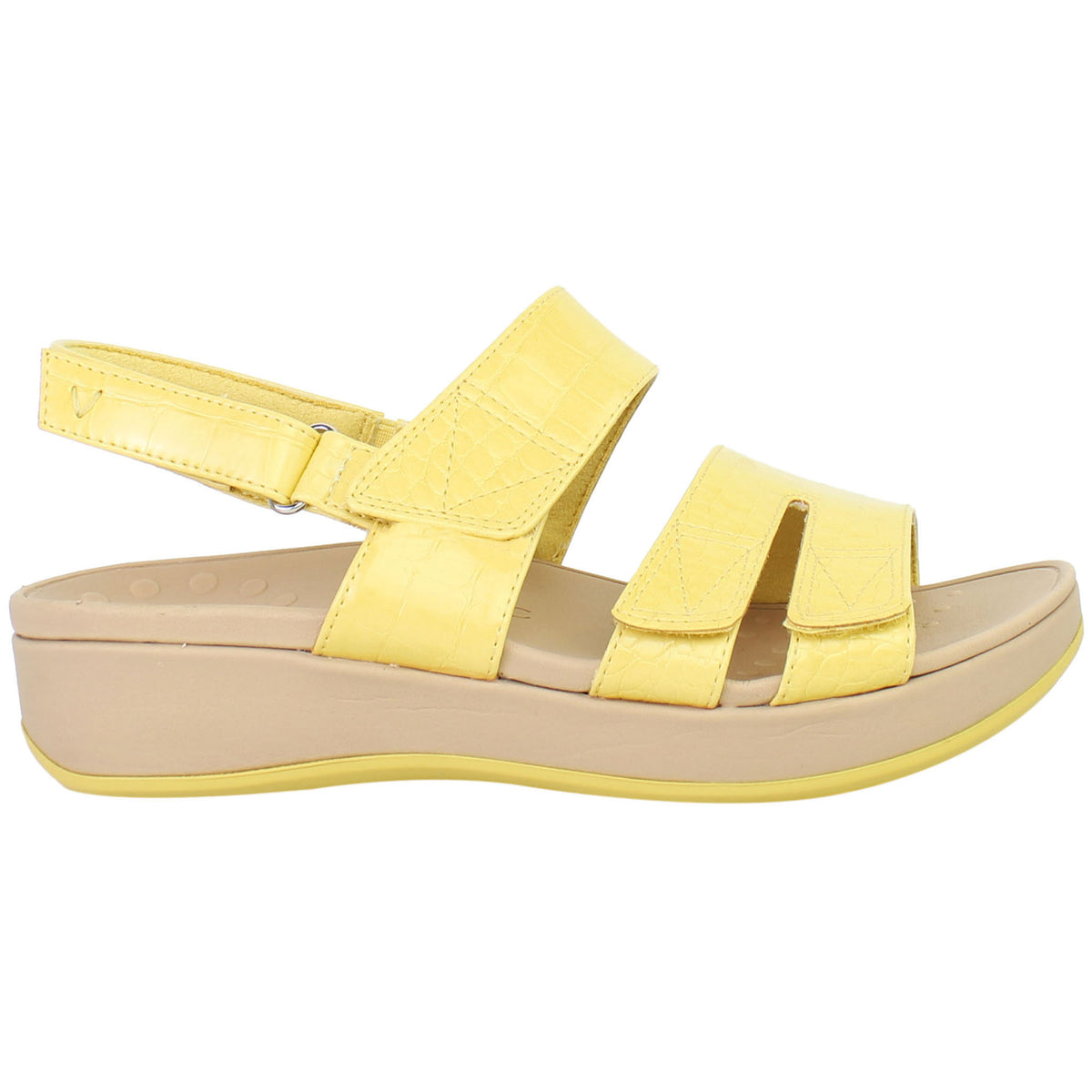 Vionic Roma Womens Yellow Sandals