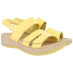 Vionic Roma Womens Yellow Sandals