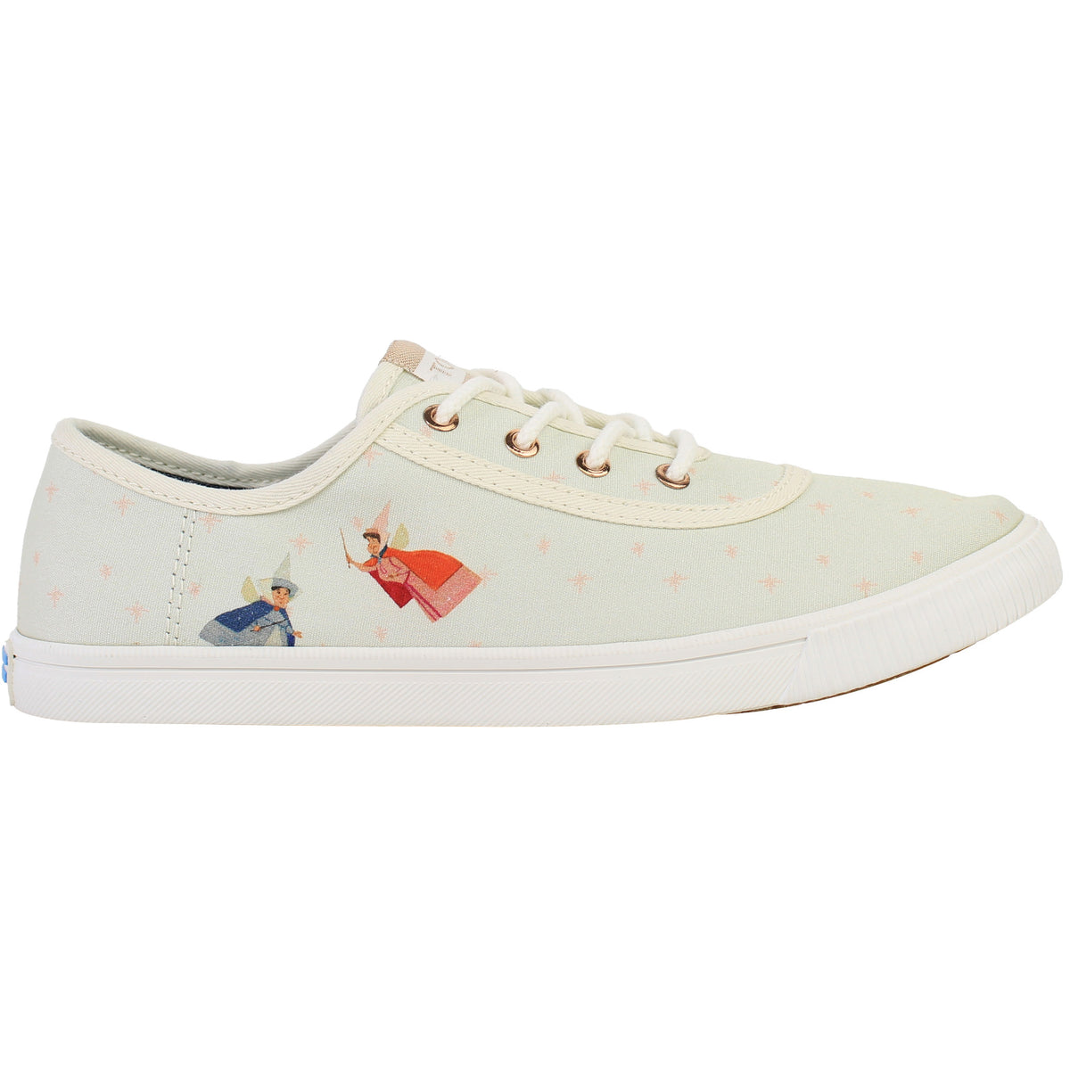 Toms x Disney Carmel Fairy Godmother Womens White Plimsolls