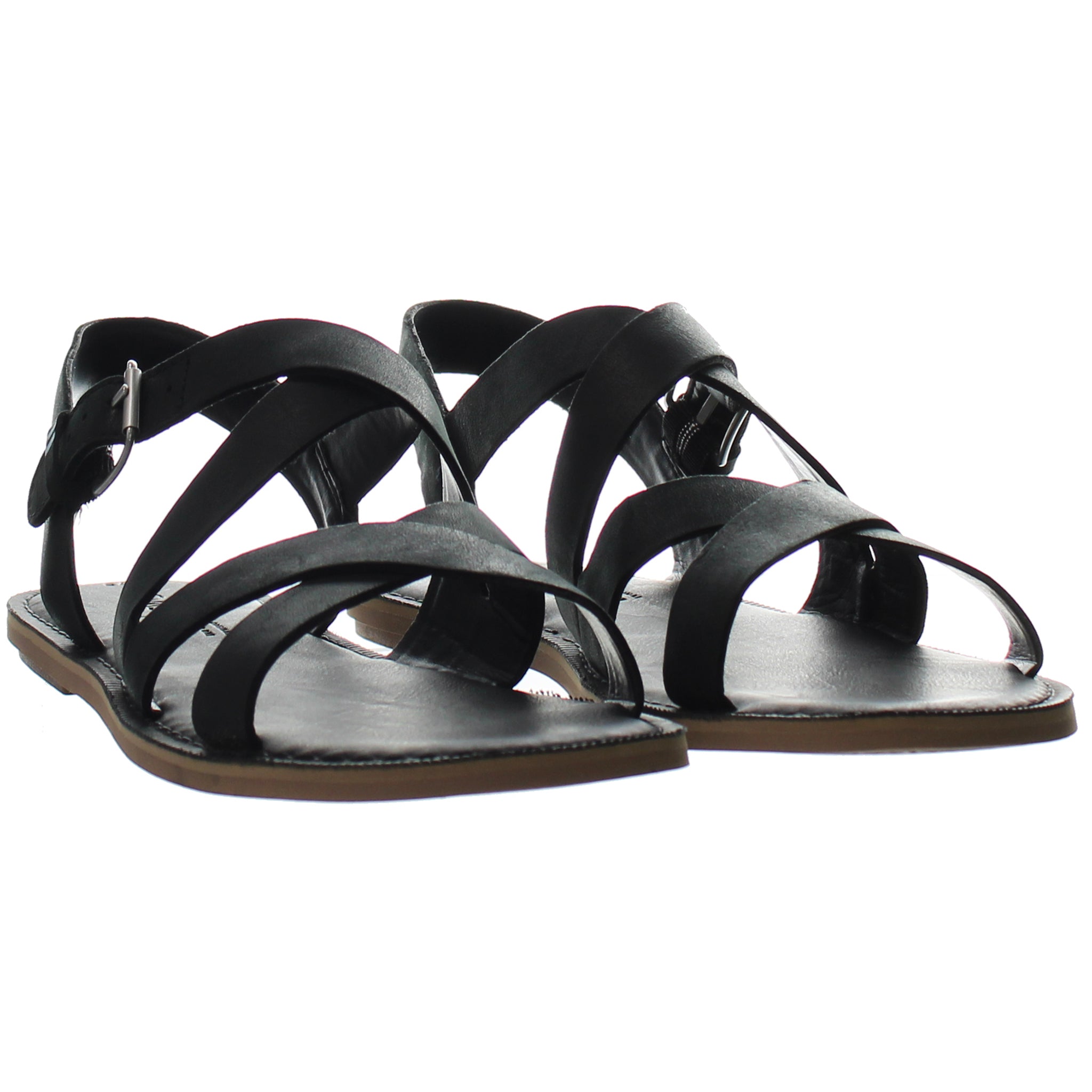 Toms Sicily Black Womens Sandals