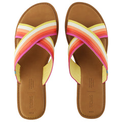 Toms Viv Womens Multicolour Sliders
