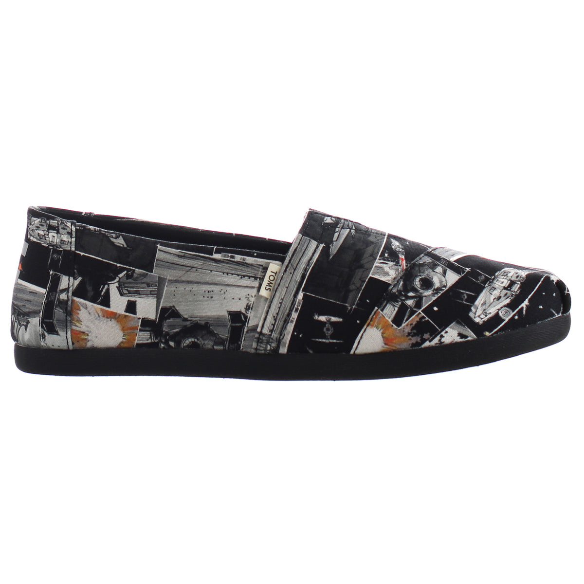 Toms Classic x Star Wars Mens Black Espadrilles