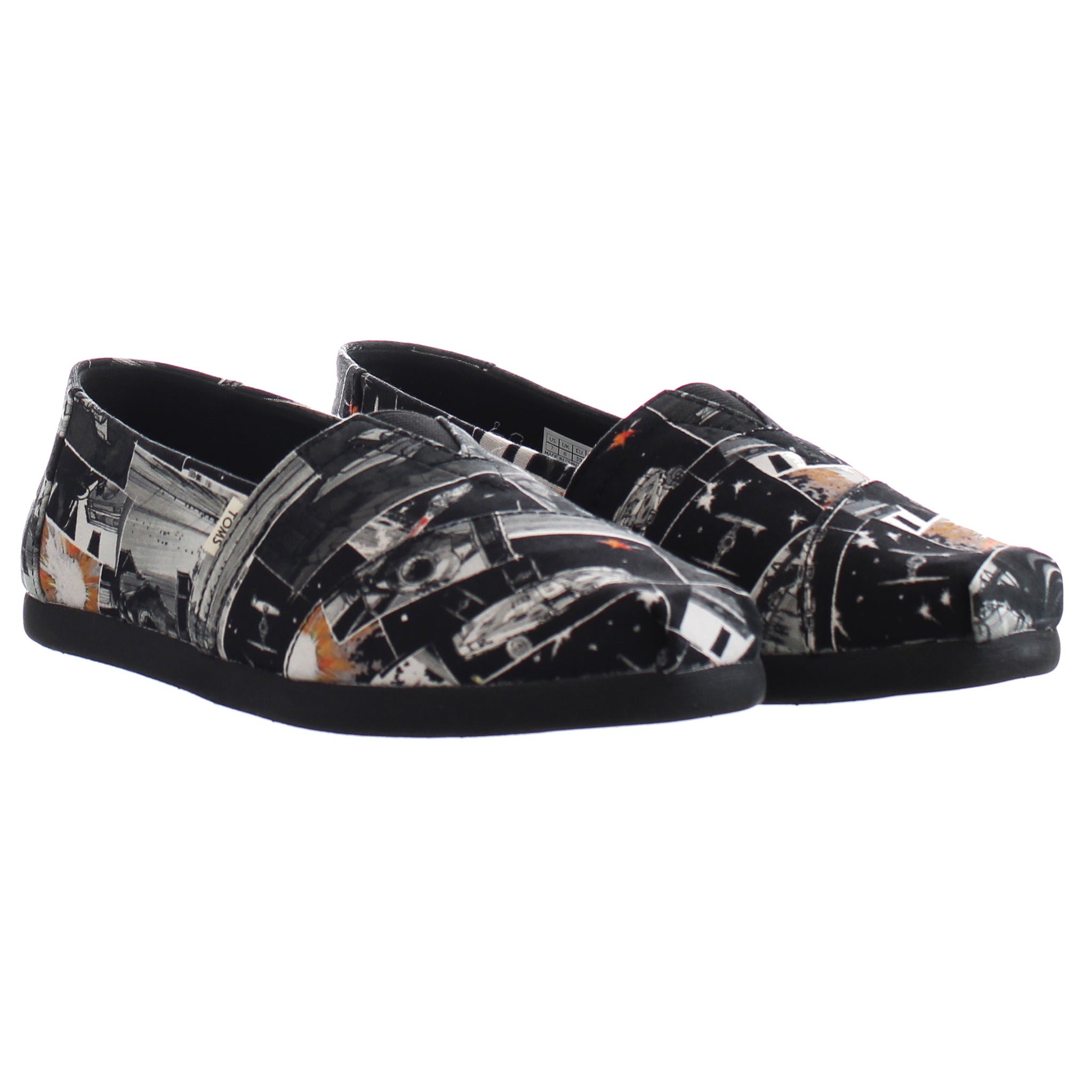 Toms Classic x Star Wars Mens Black Espadrilles