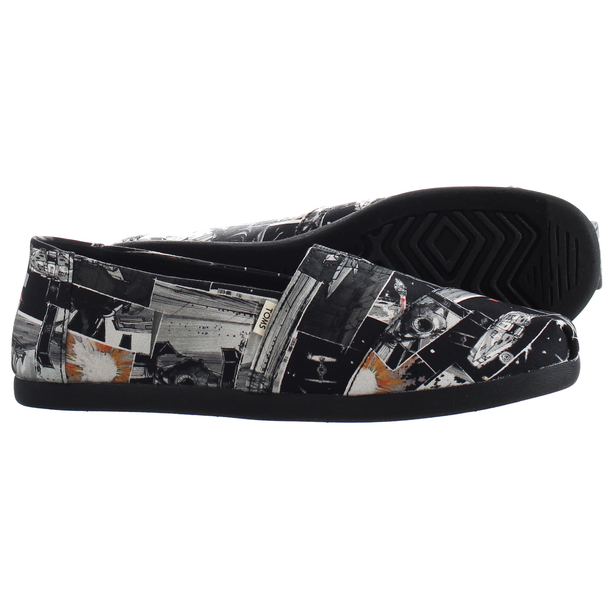 Toms Classic x Star Wars Mens Black Espadrilles