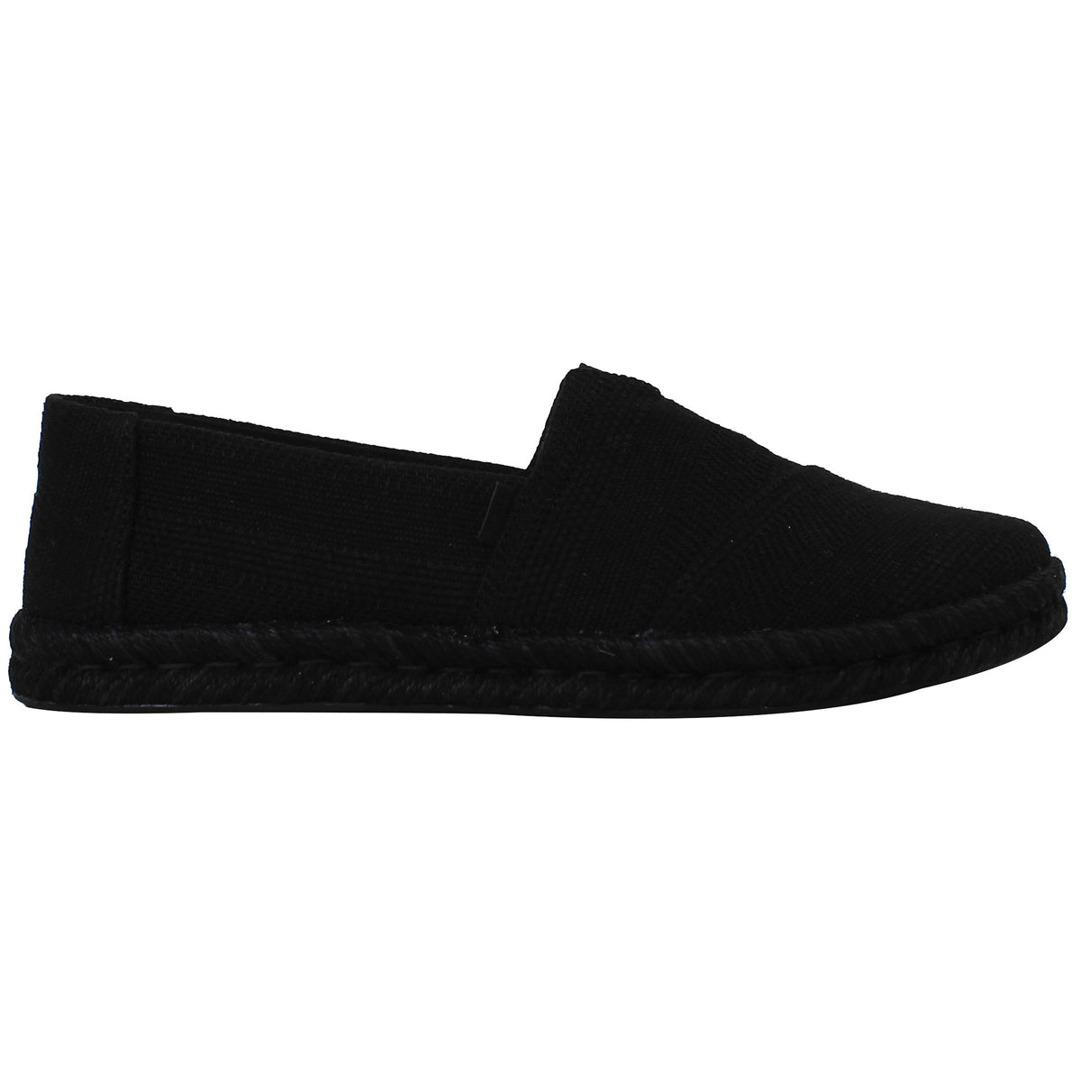 Toms Alpargata Rope 2.0 Womens Black Espadrilles