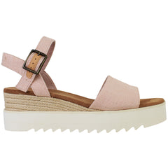 Toms Diana Womens Pink Wedge Sandals