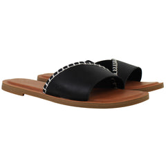 Toms Shea Womens Black Sliders