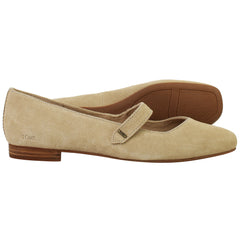 Toms Bianca Womens Beige Shoes
