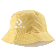 Converse Large Logo Reversible Beige/Yellow Bucket Hat