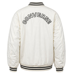 Converse All Star Varsity Mens White Bomber Jacket