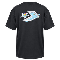 Converse Pool Side Star Chevron Mens Black T-Shirt